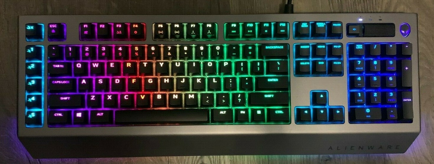 ALIENWARE GAMING KEYBOARD MECANICAL RGB  AW768