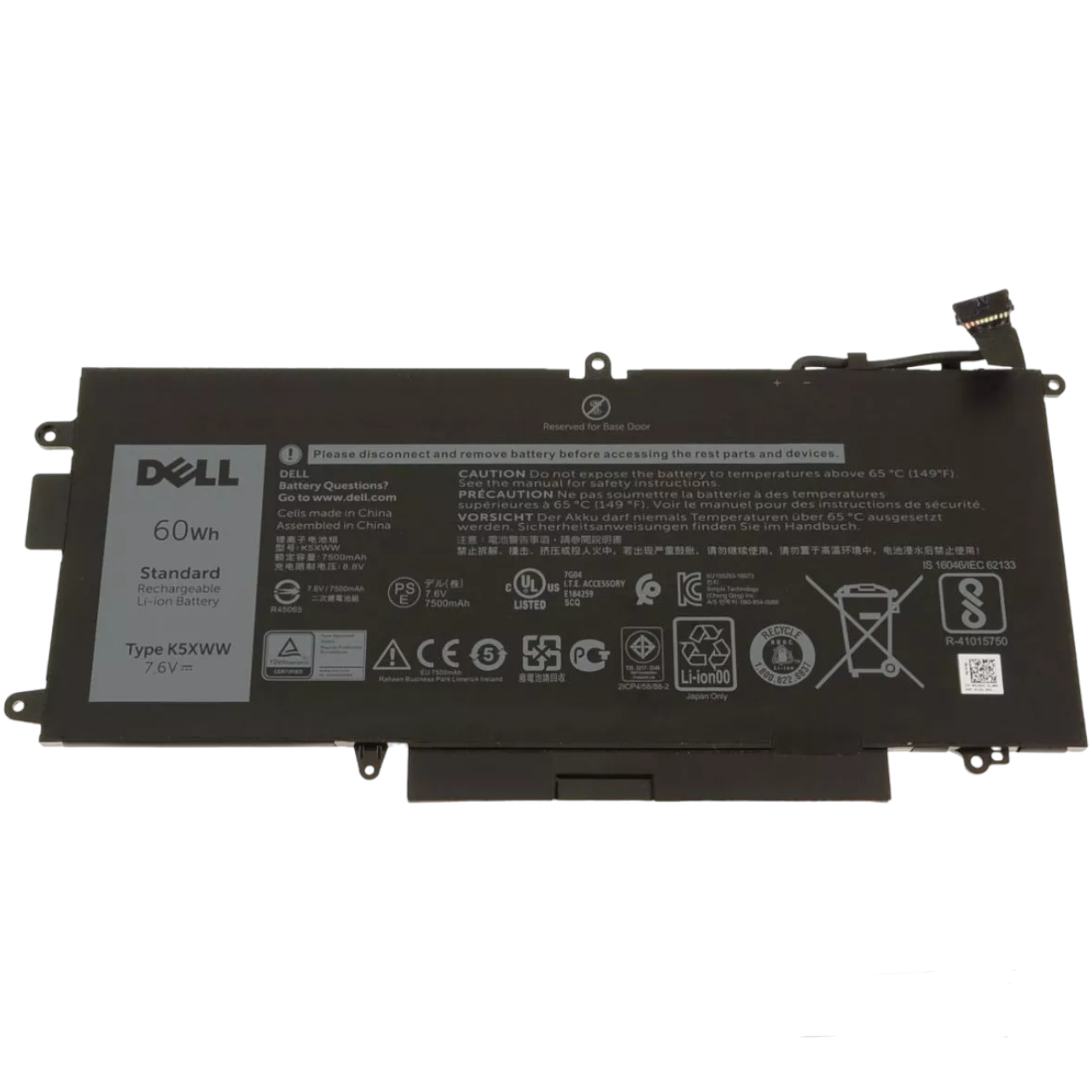 BATTERY DELL LATITUDE  5289-7389-7390 K5XWW ORIGINAL