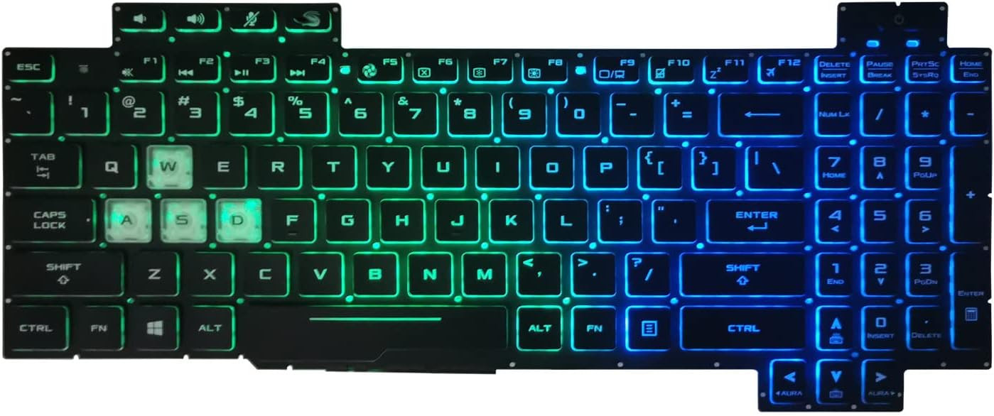 KEYBOARD ASUS ROG STRIX RGB US  GL704 GV-GL704 GW BAKLIT