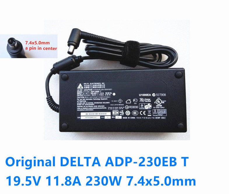 ADAPTER MSI DELTA 19.5V 11.8A 230W 7.4*5.0MM ADP-230EB T ORIGINAL