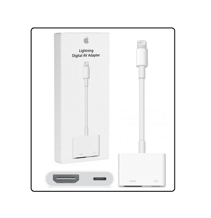 ADAPTER  CABLE IPAD IPHONE APPLE LIGHTNING TO HDMI DIGITAL TV AV