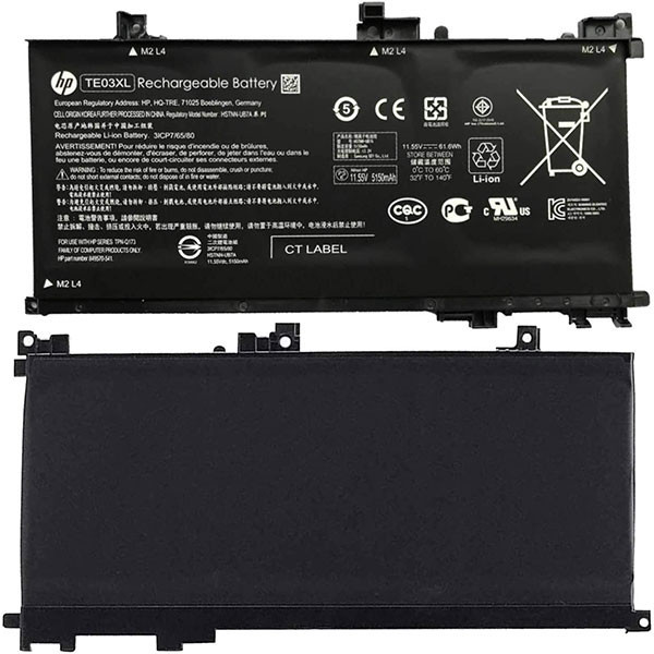 BATTERY HP PAVILLION 15 11.55V 61.6WH TE03XL ORIGINAL