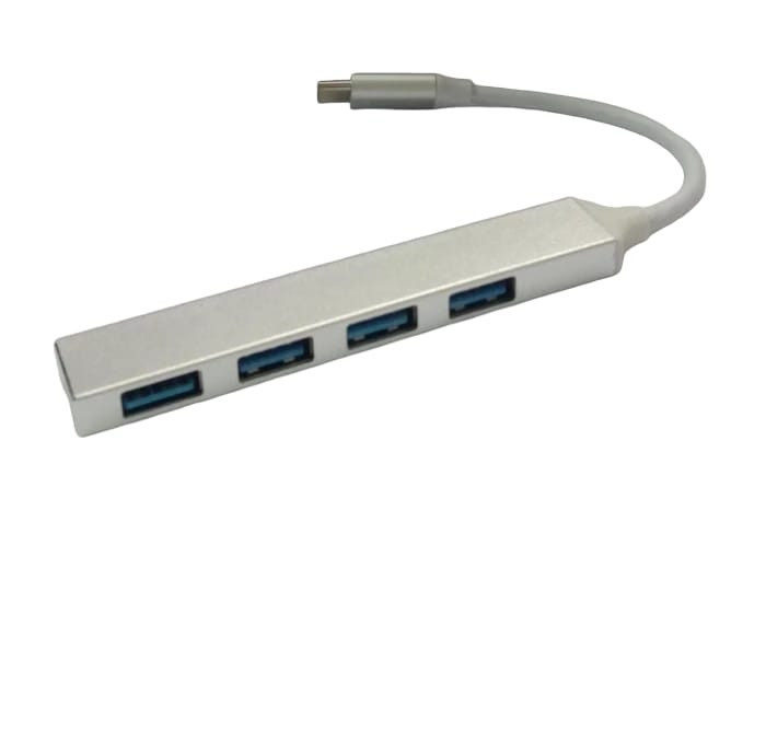 USB-C  (TYPE-C)  TO 4 PORTS USB HUB 4 IN 1 - 3.0