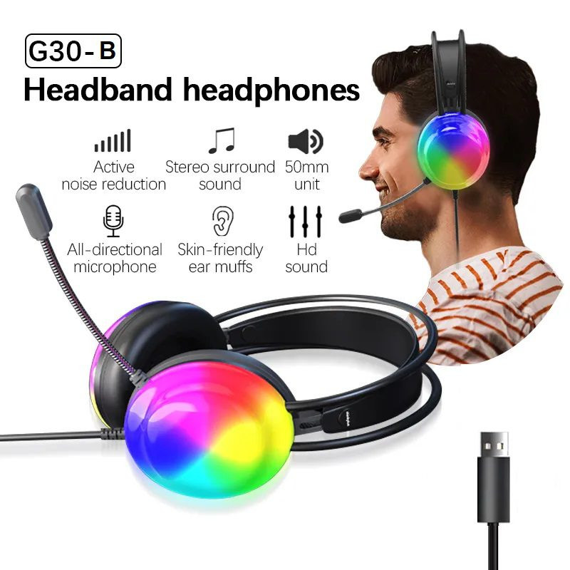 LENOVO THINKPLUS HEADSET G30B RGB 7.1 USB