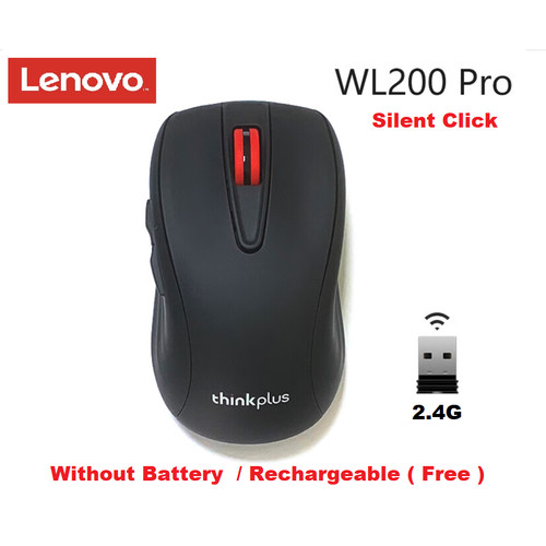 LENOVO THINKPLUS WL200 PRO WIRELESS MOUSE RECHARGEABLE SILENT