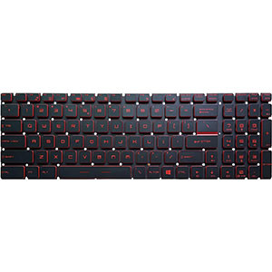 KEYBOARD MSI GE62 GE63 RED