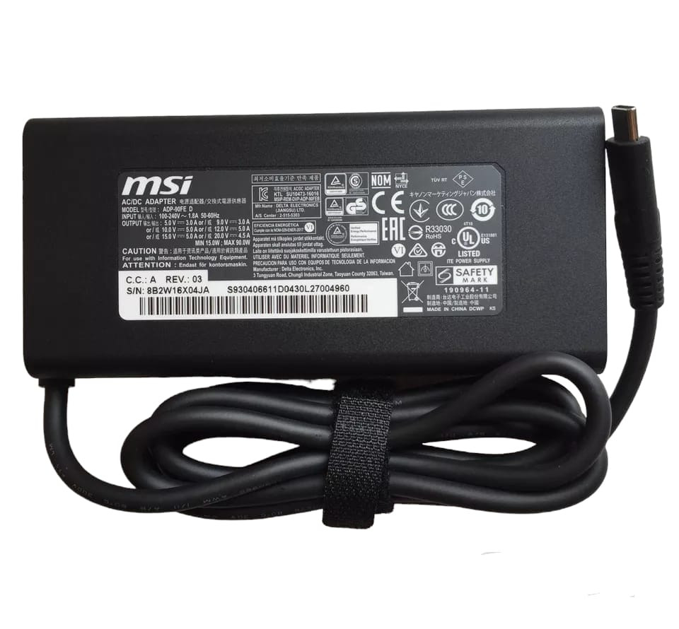 ADAPTER MSI 20V 4.5A 90W TYPE-C ADP-90FE D ORIGINAL