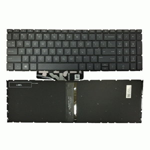 KEYBOARD HP PAVILION 15-EG 15-EH 15-ER 15M-EH BLACK AND SILVER