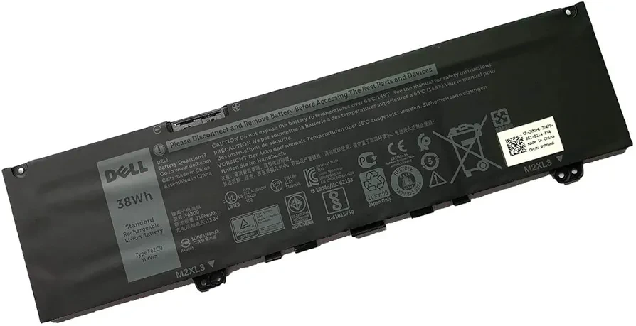 BATTERY DELL INSPIRON 13-7000 11.4V 38WH F62G0 ORIGINAL